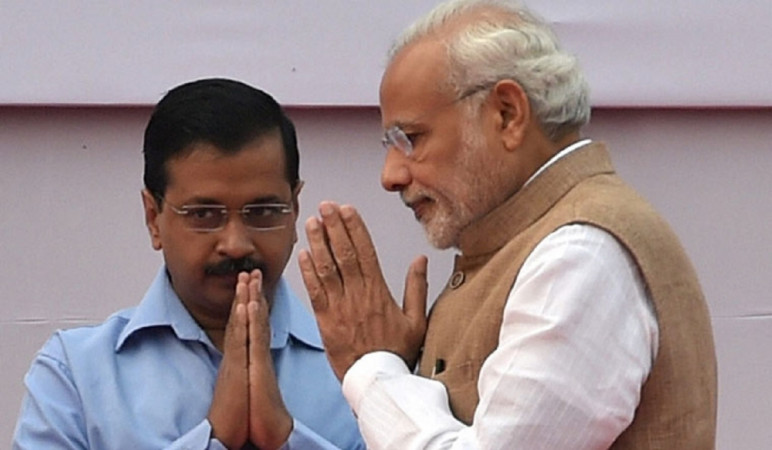पीएम नरेंद्र मोदी और अरविन्द केजरीवाल की फाइल फोटो -