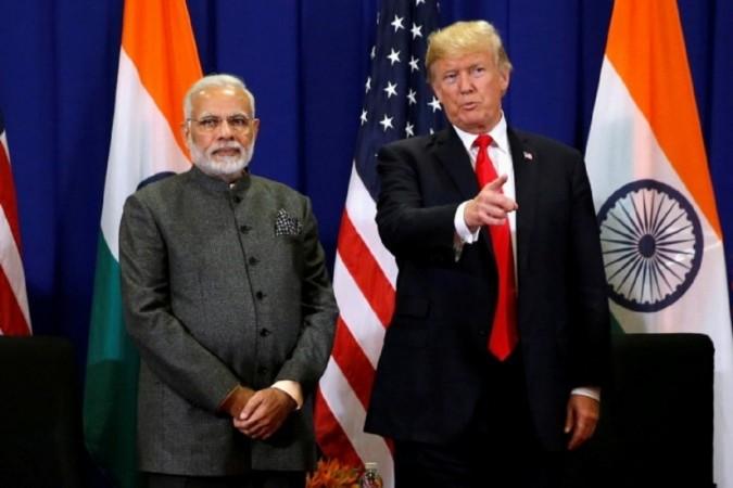 अमेरिकी राष्ट्रपति डोनाल्ड ट्रंप के साथ भारतीय प्रधानमंत्री नरेंद्र मोदी डोनाल्ड ट्रंप नरेंद्र मोदी