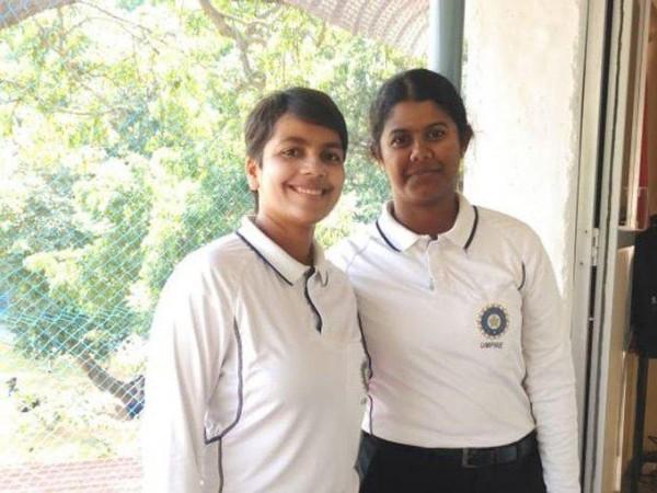 जनानी नारायणन और वृंदा राठी Cricket Female Umpire